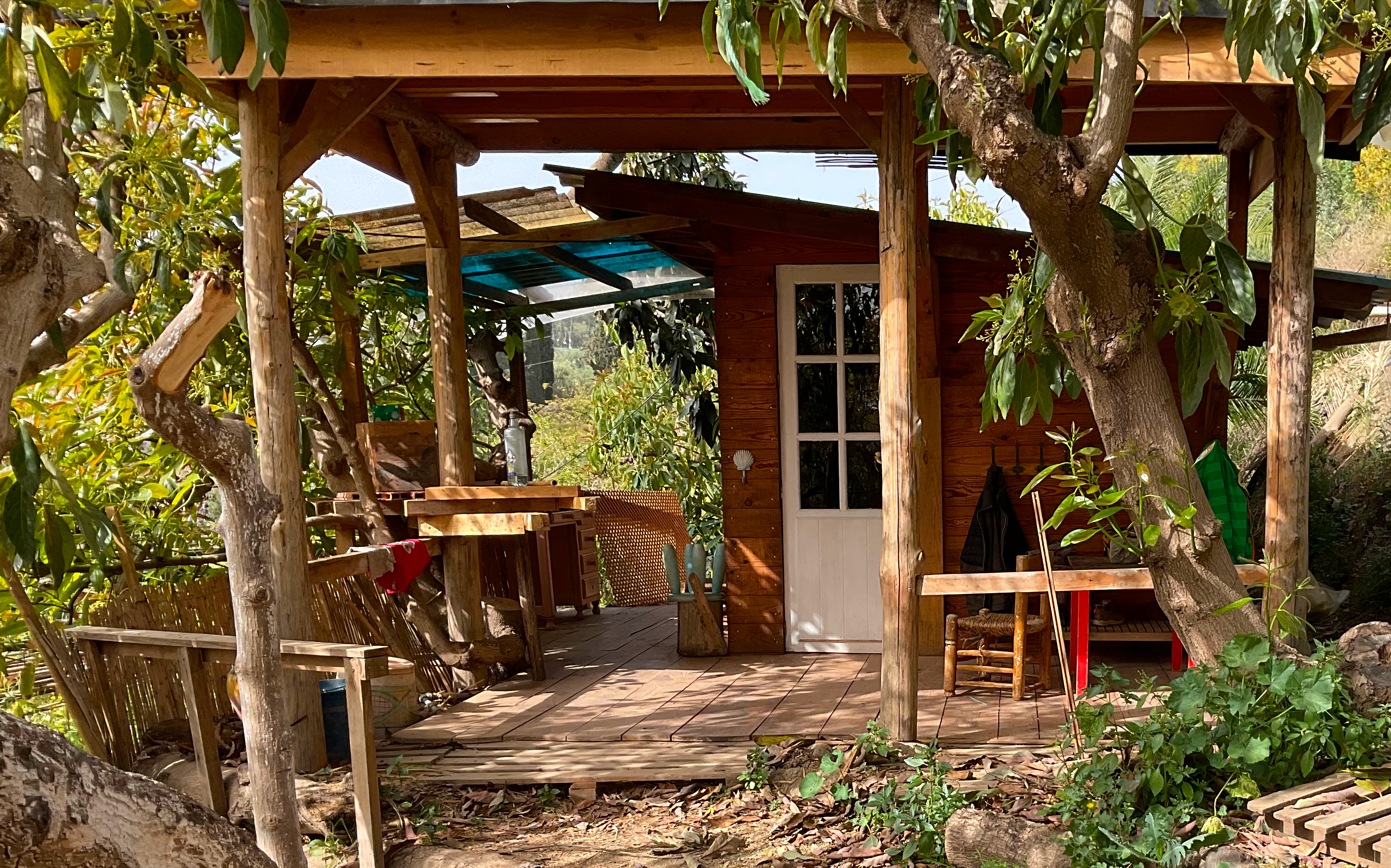 cabaña de madera